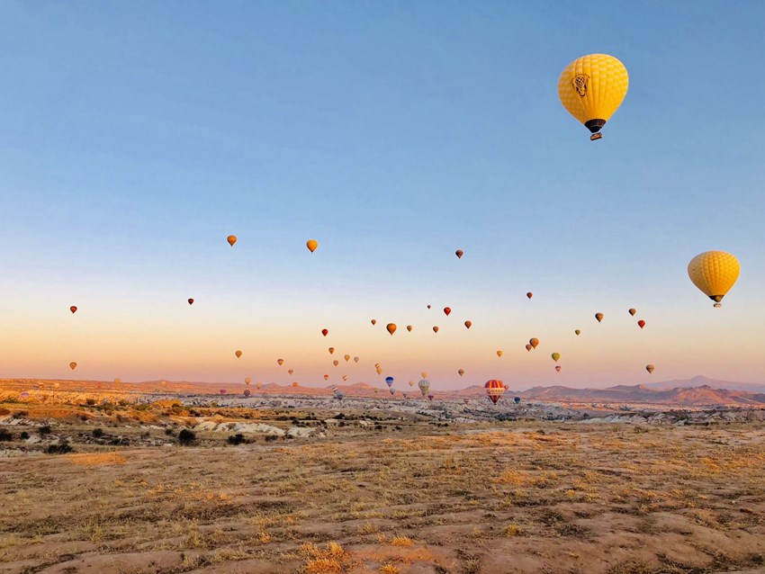 Trải nghiệm bay khinh khí cầu tại CAPPADOCIA - THỔ NHĨ KỲ