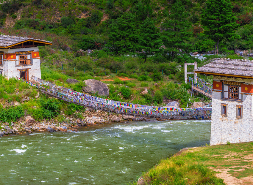 Cầu treo Punakha Bhutan: Điểm check-in khiến du khách vừa thích vừa “run chân”